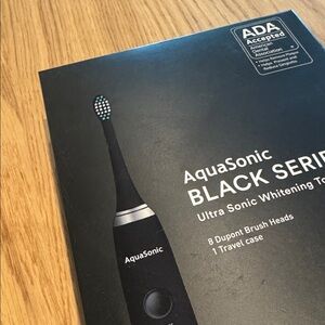 AquaSonic Black Series Toothbrush - SEALED/UNOPENED Box - Brand New